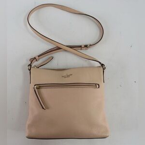Kate Spade Jackson Top Zip Leather Crossbody Bag – Pink/Silve
L 10" x W 2" x H 9